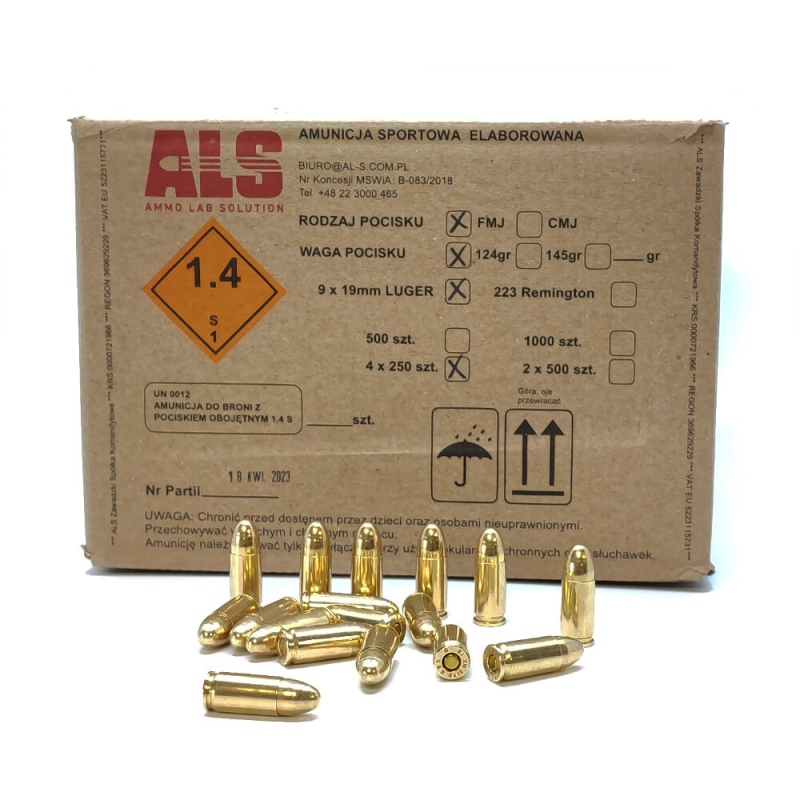 ALS FMJ 124 gr