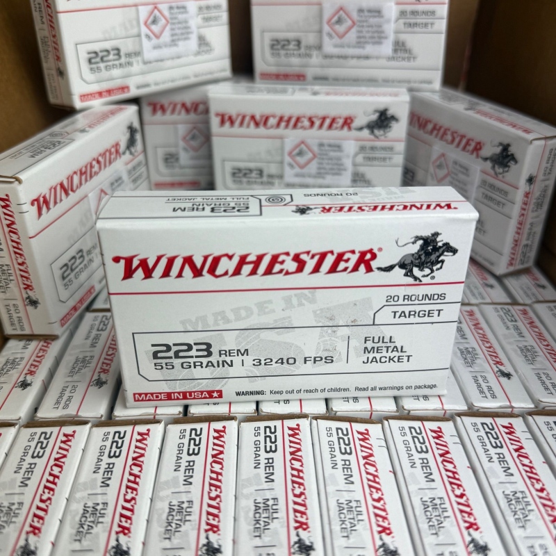 WINCHESTER kal.223 Rem FMJ, 55GR