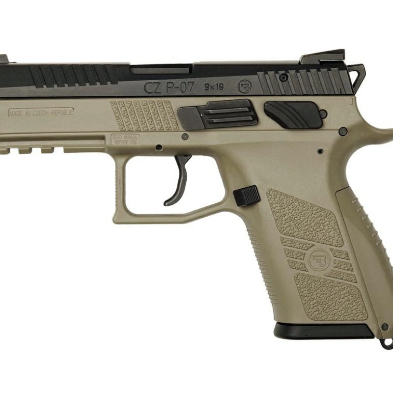 Pistol.CZ P-07 FDE T k.9mm Luger  manual+dec TRYT