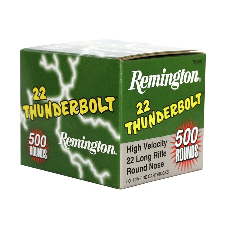 Nabój kulowy REMINGTON kal. 22 LR – 2,6g/40gr High Speed Thunderbolt RN (1 opakowanie 500szt.)