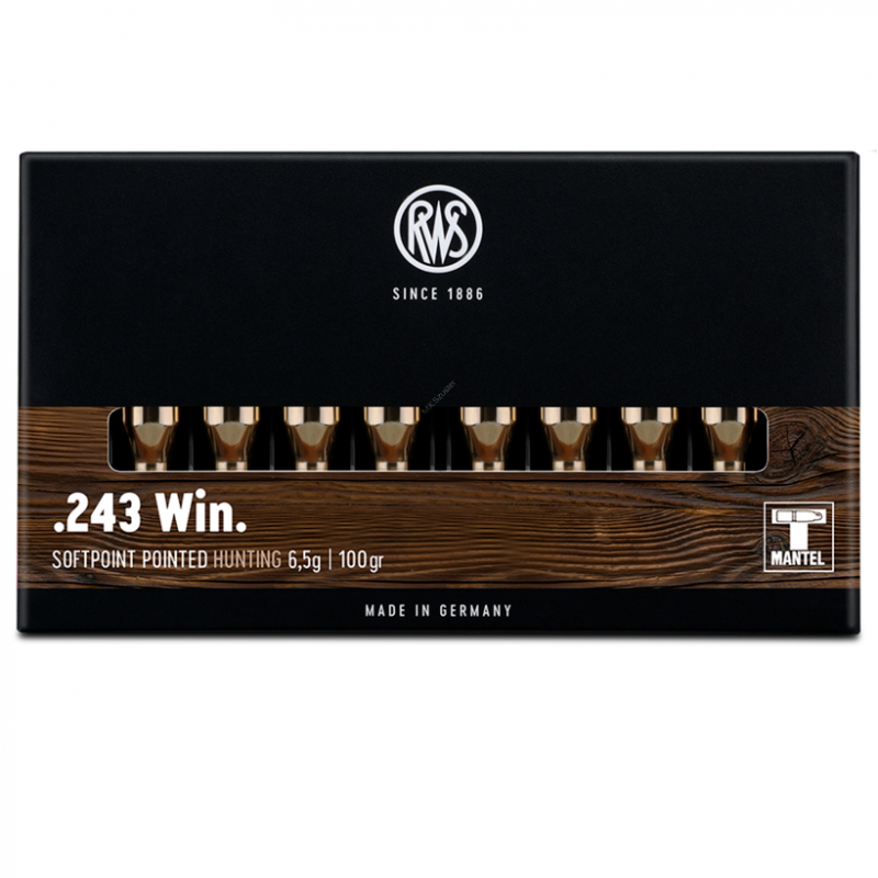 Am.k. RWS kal.243 WIN TMS 6,5g ( 20 sztuk )