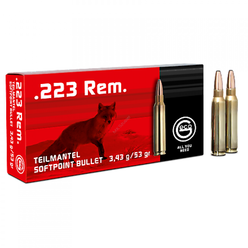 Am.k.GECO kal.223 REM TM 3,43G ( 20 sztuk )