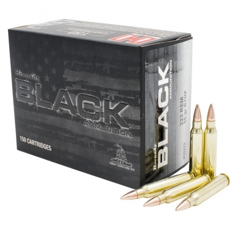 Am.k.HORNADY k.223Rem BTHP BLK 55gr/3,56g ( 150 sztuk )